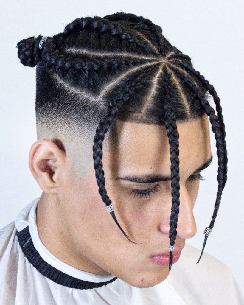 59 Popular Braids Hairstyles For Men To Copy in 2024 | Mens braids  hairstyles, Bleached hair men, Cornrow hairstyles for men