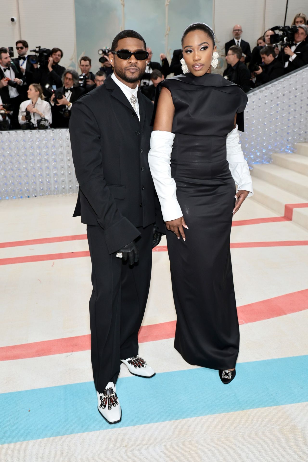 Usher and Bianca Saunders 2023 Met Gala